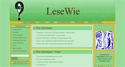Desktop Screenshot of lesewie.com