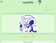 Tablet Screenshot of lesewie.com